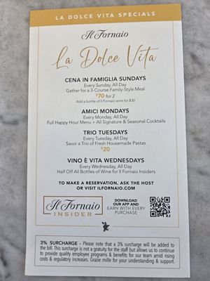 Menu photo 6 Il Fornaio Del Mar, CA Menu photo 6 Il Fornaio Del Mar, CA