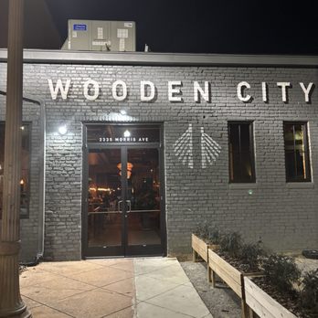 Wooden City - Front entrance to restaurant - Tapas/Small Plates Near Me - Birmingham, Alabama Wooden City - Front entrance to restaurant - Tapas/Small Plates Near Me - Birmingham, Alabama