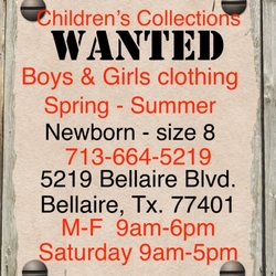 Children's Collections - Children's Collections. In the industry since 1989.
Looking for specialty apparel , Newborn - size 8, New or Pre-owned, for consignment.