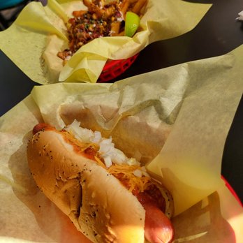 Dog n Suds - 2 coney dogs and elote fries - Hot Dogs Near Me - Temecula, California