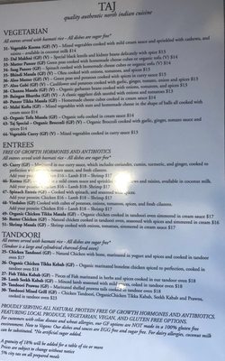 Menu photo 4 Taj Indian Cuisine Ashland, OR Menu photo 4 Taj Indian Cuisine Ashland, OR