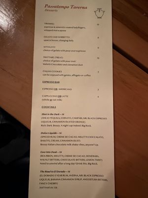 Menu photo 5 Passatempo Taverna Walla Walla, WA