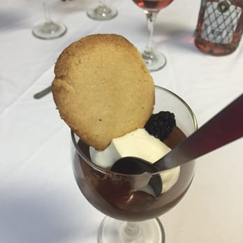 Cook's Gathering - Chocolate mousse with shortbread cookie - Caterers Near Me - San Antonio, Texas