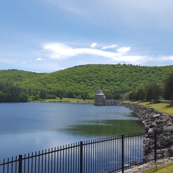 Saville Dam - Dam View East - Landmarks & Historical Buildings Near Me - Barkhamsted, Connecticut