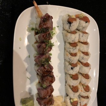 Sushi Hai - Surf & turf roll + spicy tuna rolls - Sushi Bars Near Me - Denver, Colorado