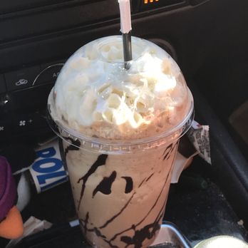 Coffee Park Airstream - Frozen Mocha Coffee with whipped cream on top. - Food Trucks Near Me - Winston-Salem, North Carolina