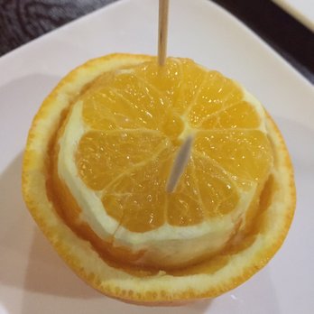 Mitsuba Cuisine - Orange slices to end our meal - Japanese Near Me - Camillus, New York Mitsuba Cuisine - Orange slices to end our meal - Japanese Near Me - Camillus, New York
