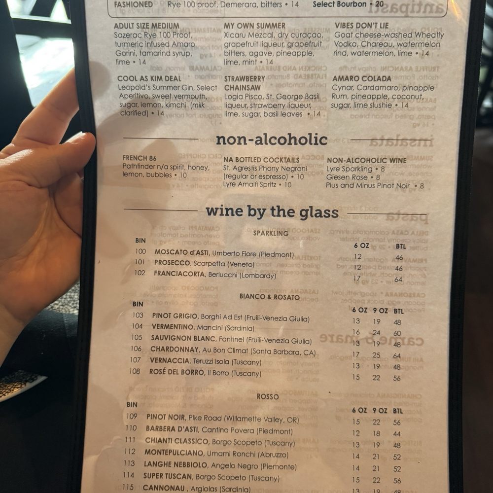 Bocca - Drink menu - Italian Near Me - Indianapolis, Indiana Bocca - Drink menu - Italian Near Me - Indianapolis, Indiana