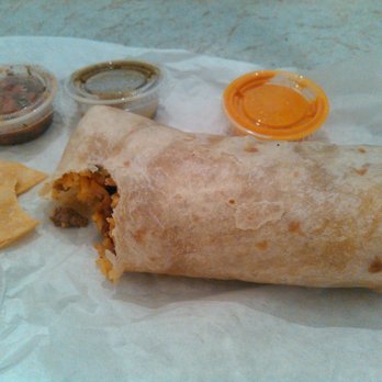 Spanglish Kitchen - Carne asada burrito is very good. It has a good balance of meat, beans and rice. Tastes best with the green sauce. $8. - Mexican Near Me - Alhambra, California Spanglish Kitchen - Carne asada burrito is very good. It has a good balance of meat, beans and rice. Tastes best with the green sauce. $8. - Mexican Near Me - Alhambra, California