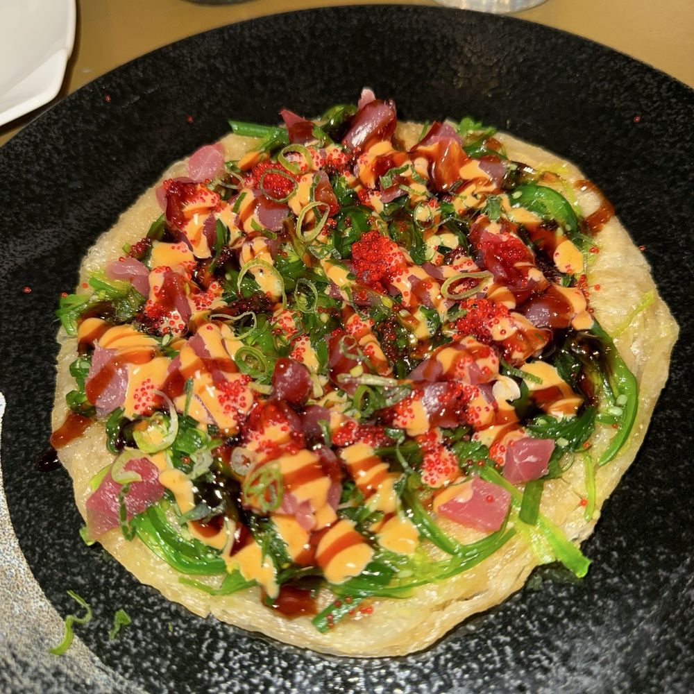 Ume - Tuna Pizza - Sushi Bars Near Me - New York, New York Ume - Tuna Pizza - Sushi Bars Near Me - New York, New York