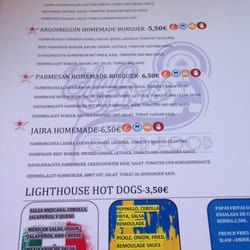 The Lighthouse - New menu