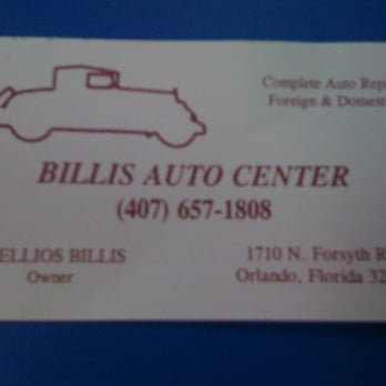 Billis Auto Repair - Auto Repair Near Me - Orlando, Florida Billis Auto Repair - Auto Repair Near Me - Orlando, Florida