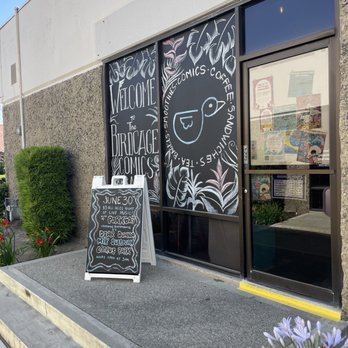 Birdcage Comics Cafe - Outside - Cafes Near Me - San Bernardino, California