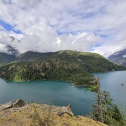 Diablo Lake Vista Point - Diablo Lake from Overlook
