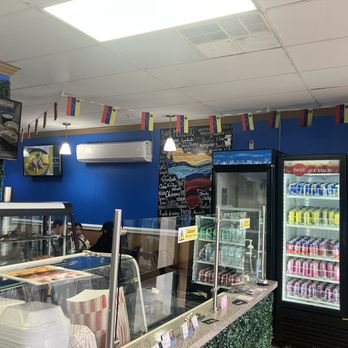 Chamos Grill - View from entrance, seating is around the corner - Venezuelan Near Me - Charlotte, North Carolina
