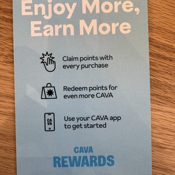 CAVA - Rewards info - Mediterranean Near Me - Chicago, Illinois CAVA - Rewards info - Mediterranean Near Me - Chicago, Illinois