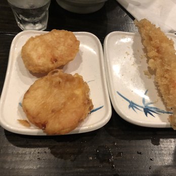 Ishin Udon - Sweet potato and shrimp tempura - Japanese Near Me - Houston, Texas