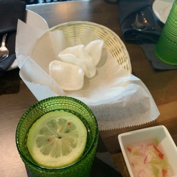 Patis & Toyo - Free chips and vinegar appetizer (I ate most of it already) - Filipino Near Me - Katy, Texas Patis & Toyo - Free chips and vinegar appetizer (I ate most of it already) - Filipino Near Me - Katy, Texas