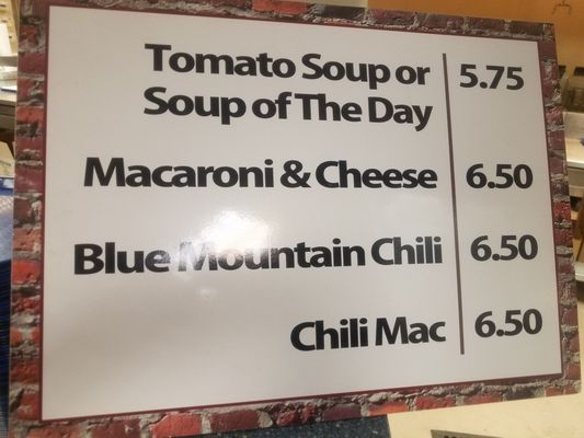 Menu photo 2 Blue Mountain Resort Palmerton, PA