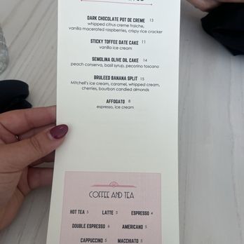 Artis - Dessert menu - Wine Bars Near Me - Lakewood, Ohio