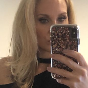 Flirt Salon - This is what my blonde looked like before and the picture I showed Lacey of what I wanted. - Hair Salons Near Me - Chandler, Arizona