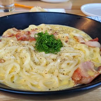 Shimogamo - Udon carbonara - Japanese Near Me - Gilbert, Arizona