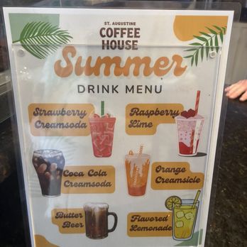 St Augustine Coffee House - Summer selection. Yar. - Coffee & Tea Near Me - St. Augustine, Florida St Augustine Coffee House - Summer selection. Yar. - Coffee & Tea Near Me - St. Augustine, Florida