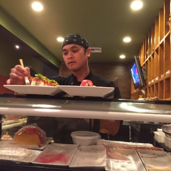 Sushi Boat - Our sushi chef, Matt...great guy and very friendly. - Japanese Near Me - Temecula, California Sushi Boat - Our sushi chef, Matt...great guy and very friendly. - Japanese Near Me - Temecula, California