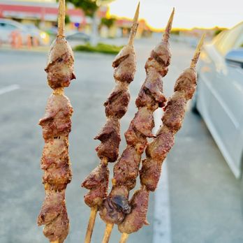 Dreaming Back To Xinjiang - Chicken Heart Kebabs - Food Trucks Near Me - San Gabriel, California Dreaming Back To Xinjiang - Chicken Heart Kebabs - Food Trucks Near Me - San Gabriel, California
