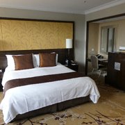 Photo of Shangri-La Hotel Sydney - Sydney New South Wales, Australia. Desk area nook - I used it for the vanity area