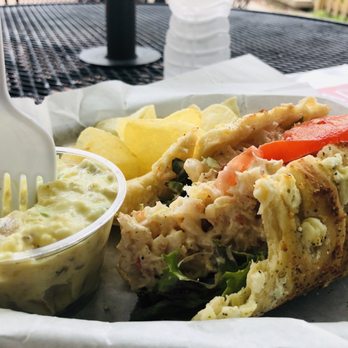 Spinwiches - Shrimp Salad Sandwich on a Feta Cheese Spins bread. Delicious. - Sandwiches Near Me - High Springs, Florida Spinwiches - Shrimp Salad Sandwich on a Feta Cheese Spins bread. Delicious. - Sandwiches Near Me - High Springs, Florida