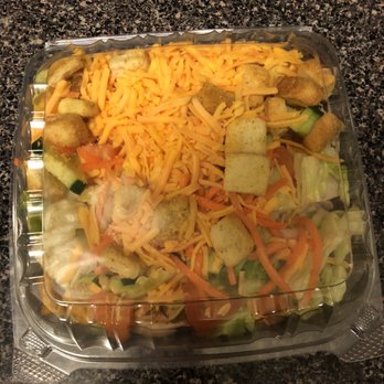 Costanzo's Pizzeria - Sad salad with dry old looking toppings and soggy croutons. - Pizza Near Me - Savannah, Georgia Costanzo's Pizzeria - Sad salad with dry old looking toppings and soggy croutons. - Pizza Near Me - Savannah, Georgia