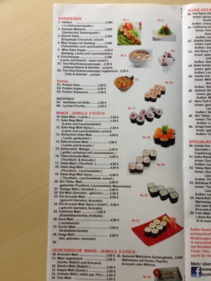 Menu photo 1 Kyoto Sushi Hanover, NI Menu photo 1 Kyoto Sushi Hanover, NI
