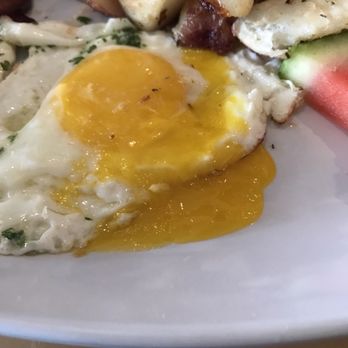La Mie - Broken yoke - was originally covered up by toast. - Bakeries Near Me - Des Moines, Iowa