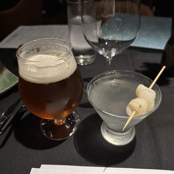 Feng Chophouse - Beer and lychee martini - Sushi Bars Near Me - Hartford, Connecticut