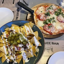 Margherita Flatbread and Nachos Margherita Flatbread and Nachos