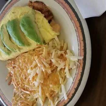 Cajun Kitchen Cafe - The blackened salmon omelet was really good! - Cajun/Creole Near Me - Ventura, California