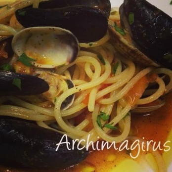 Archimagirus - Spaghetto di Gragnano con cozze e vongole - Italian Near Me - Telese Terme, BN