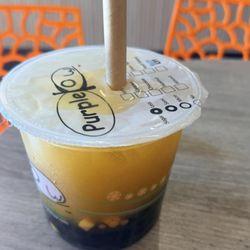 Purple Kow - Mango tea close up