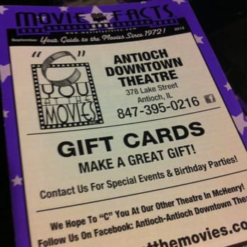 Antioch Theatre - They have movie facts here...I haven't seen Movie Facts since the 80's! So old school. - Cinema Near Me - Antioch, Illinois Antioch Theatre - They have movie facts here...I haven't seen Movie Facts since the 80's! So old school. - Cinema Near Me - Antioch, Illinois