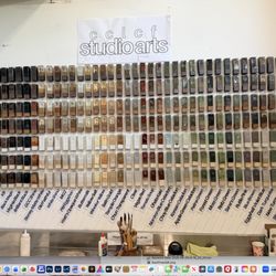 Community Center of La Canada Flintridge - The new glorious glaze wall!