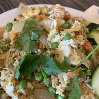 Charm Thai Kitchen - Garlic Crab Fried Rice - Thai Near Me - San Diego, California