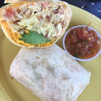 Kimmie's Coffee Cup - Veggie breakfast burrito: eggs(not seasoned), cheese(not melted), hash browns, tomato, avocado. - Breakfast & Brunch Near Me - Orange, California Kimmie's Coffee Cup - Veggie breakfast burrito: eggs(not seasoned), cheese(not melted), hash browns, tomato, avocado. - Breakfast & Brunch Near Me - Orange, California