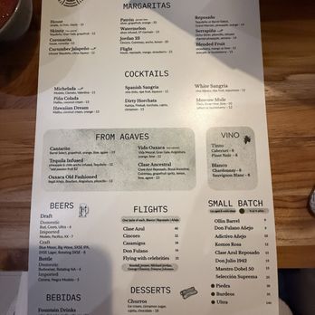 Ollin Cocina & Tequila - Drink menu - Salad Near Me - Rochester, Minnesota Ollin Cocina & Tequila - Drink menu - Salad Near Me - Rochester, Minnesota