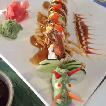 Blue Sake - Dragon Roll - Asian Fusion Near Me - Dunedin, Florida Blue Sake - Dragon Roll - Asian Fusion Near Me - Dunedin, Florida