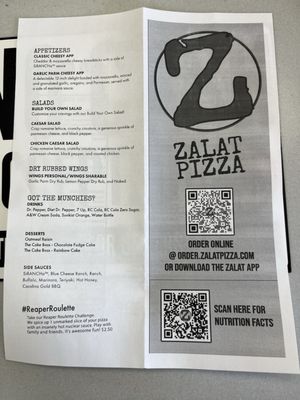 Menu photo 1 Zalat Pizza Houston, TX Menu photo 1 Zalat Pizza Houston, TX
