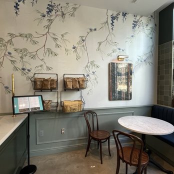 The James Cafe - a table and chairs in the corner - Coffee & Tea Near Me - Pittsburgh, Pennsylvania
