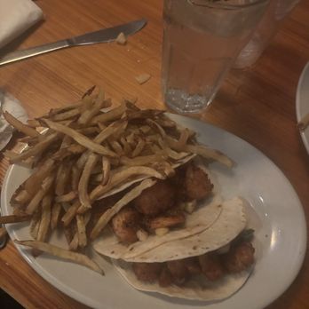 Poe's Tavern - Market fish taco of the day - honey chipotle shrimp - Burgers Near Me - Savannah, Georgia Poe's Tavern - Market fish taco of the day - honey chipotle shrimp - Burgers Near Me - Savannah, Georgia