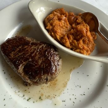 The Crossing Steakhouse - Filet and Sweet Potato Mash - Seafood Near Me - Norcross, Georgia