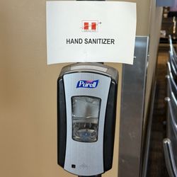 Hector International Airport - Only in North Dakota do they need a sign to tell you that Purell is hand sanitizer